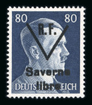 Stamp of France » Collections Guerre 1914-1945, joli lot de différents timbres de