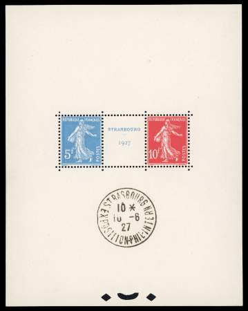 Stamp of France » Blocs et Feuillets 1927-1937, bloc feuillet n°2 Strasbourg neuf** TB avec