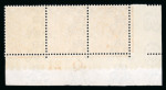 Stamp of Great Britain » King George V » 1912-24 Profile Head Issues 1912-24 Royal Cypher 2d intense bright orange in mint n.h. "Q21" control strip of three