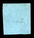 Stamp of Italian States » Modena 1851, Modena, Italy - Italia 40c celeste senza punto
