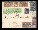 Stamp of Colonies françaises » Colonies Francaise Collections et Lots Petit lot de 5 lettres et 2 cartes postales des Colonies