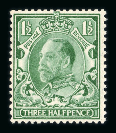 Stamp of Great Britain » King George V » 1912-24 Profile Head Issues 1934 1 1/2d photogravure essays by Harrison & Sons in red, green and brown