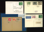 Stamp of Great Britain » Channel Islands » Jersey 1943-45, Selection of WWII covers and postcards 