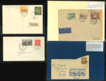 Stamp of Great Britain » Channel Islands » Jersey 1943-45, Selection of WWII covers and postcards 