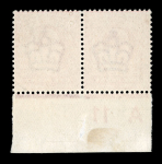 Stamp of Great Britain » King Edward VII » 1902-10 De La Rue Issues KE7 2½d u.m. corner block of 20 (10 x 2) with some bunching of perforations and creases. Some careful attention should improve this item. SG 231 cat.£680.