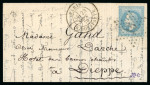 Stamp of France » Ballons Montés 1870 : petit ensemble de 8 ballons-montés en très bon