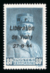 Stamp of France » Libération VICHY (Allier), plusieurs valeurs de la série (1,2,4,5,7,9,10,11,14,18,19)
