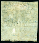 Stamp of Great Britain » 1854-70 Perforated Line Engraved 1854-70 2d. Blue, Pl. 13, TE-TF imperf. lower marginal pair on Dr Perkins Blued safety paper