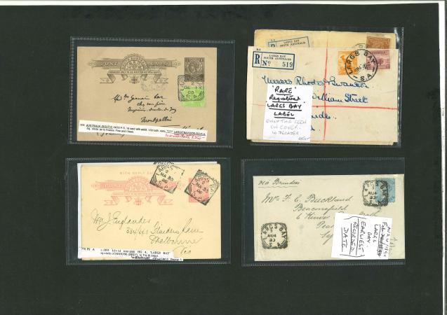 Stamp of Australia » Collections 1890-1942, selection of covers and cards from Largs