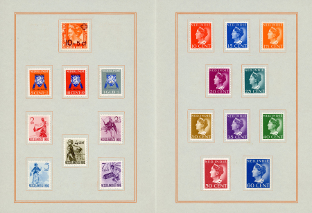 Stamp of Netherlands Colonies » Netherlands Indies 1947 Souvenir Atlantic City presentation folder containing