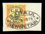 Stamp of New Guinea 1914-15 "G.R.I." group of three incl. 2d on 1pf with