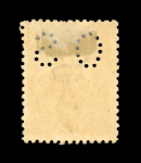 Stamp of New Guinea Officials: 1919-23 Group of 13 used "OS" perfins incl. Roo 2 1/2d indigo