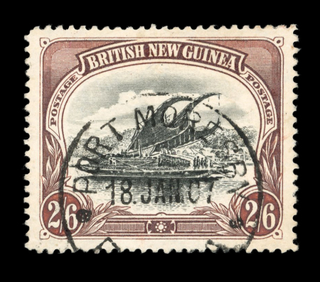 Stamp of Papua Papua 1901-05 2s6d black & brown used