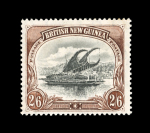 Stamp of Papua 1901-05 wmk vertical 2s6d black and brown comb perf., mint