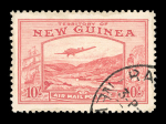 Stamp of New Guinea New Guinea Collection: 1925-39, mint & used collection mounted on pages incl. 1935 Bulolo Goldfields £2 and £5 used 
