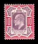 Stamp of Great Britain » King Edward VII » 1902-10 De La Rue Issues GB KEVII Small mint group incl. specimens (6)