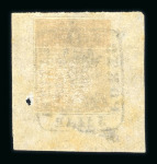 Stamp of Romania » 1858 (1st Nov.) - 1861 Moldavia - Handstruck at Jassy - Imperforate 1858 Bull's Head 5 parale deep black, type II, on white paper large margins all around, regummed