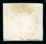 Stamp of Romania » 1858 (1st Nov.) - 1861 Moldavia - Handstruck at Jassy - Imperforate  80 parale brick red on white-yellowish paper, on small fragment cancelled by the oval faint FRANCO JASSY