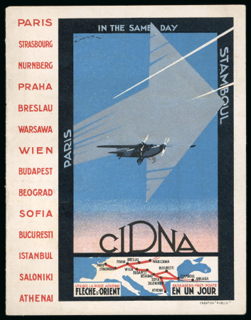 Stamp of Romania » Later Issues 1931-1932 CIDNA airmail post labels 'PAR AVION', two almost complete booklets