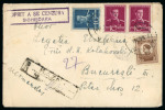 Stamp of Romania » Later Issues 1942/1944 Romania – WWII "Forbid to be Censored": Lot of two covers exempt from censorship