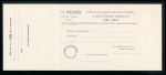 Stamp of Romania » Postal Stationery 1908 Romania stationery postal checks size 282x118mm. Four examples of each colour recorded