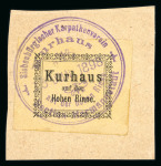 Stamp of Romania » Hotel Post Hohe Rinne (Păltiniș) Hotel Post in Austria-Hungary (now Romania)