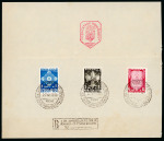 Stamp of Romania » Later Issues 1929-1936 Group of 6 philatelic souvenirs and covers bearing various issues