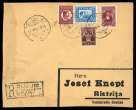 Stamp of Romania » Later Issues 1930-1934 Group of 7 covers bearing various issues and stamps from the period