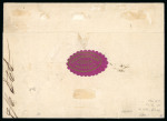 Stamp of Romania » Hungarian Post in Romania Hungarian Post Offices 1867: 5 soldi red, a fine horizontal pair used on 1868 cover to Pest, neatly tied by BUCHAREST romania