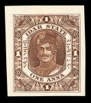 Stamp of Indian States » Indian States Collections and Lots Revenues: Collection of Indian States revenues and court fees in an album and a stockbook incl. proofs