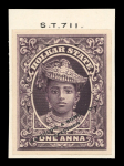 Stamp of Indian States » Indian States Collections and Lots Revenues: Collection of Indian States revenues and court fees in an album and a stockbook incl. proofs