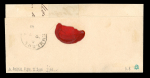 Stamp of Romania » Austrian Levant Post Offices Romania, Austrian consular Agency in Giurgevo ~1865: Cover from Giurgiu to Sommerda, Germany