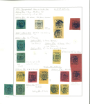 Stamp of Indian States » Duttia 1897-98 issue specialised and comprehensive study written up on two pages