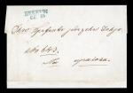 Stamp of Romania » Postal History » Principality of Wallachia » Cyrillic Post Handstamps Late 1850s: prephilatelic cover bearing a nice strike of BEKETU postal marking