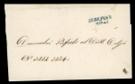 Stamp of Romania » Postal History » Principality of Wallachia » Cyrillic Post Handstamps group of 3 prephilatelic covers bearing clear strikes of Severinu, Caracalu and Calafatu Wallachian cyrillic postal markings