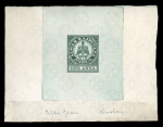 Stamp of Indian States » Indian States Collections and Lots Revenues: Group of three die proofs