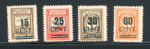 Stamp of Germany » Memel 1923 Lithuanian occupation of Memel, overprints on Memel stamps.