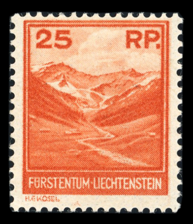 Stamp of Liechtenstein 1912-1990, very nice and extensive mint and used collection