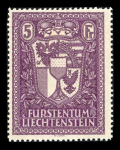 Stamp of Liechtenstein 1912-1990, very nice and extensive mint and used collection