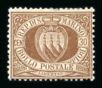 Stamp of Italy » San Marino 1877-1960, exceptional complete mint **/* collection,