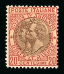 Stamp of Italy » Italy and Areas Collections and Lots 1862-1945, in two albums very high quality mint collection,