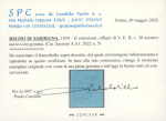 Stamp of Italian States » Sardinia 1854, Regno di Sardegna Vittorio Emanuele II 20c blue