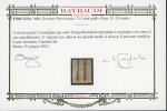 Stamp of Italian States » Tuscany 1860, Tuscany Savoy Cross 3rd issue 3l yellow-ocre