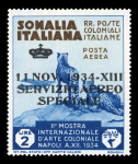 Stamp of Italy » Italian Colonies and Possessions » Somalia 1934, Italian Somali airmail unissued 75c and 2l with