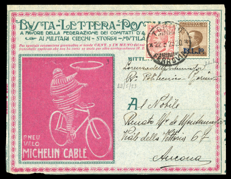 Stamp of Italy » B.L.P. 1921-1923, splendid and very unusual collection of