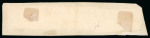 Stamp of Italian States » Papal States 1867 10 centesimi black on orange vermilion in a vertical strip of four plus two 20 centesimi black on brown-red on piece