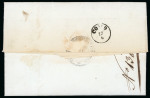 Stamp of Austria » Lombardy Venetia 1854 (Jun 16) telegraphic dispatch sent from Vienna and sent to Como with 1852 15c