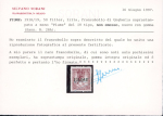 Stamp of Italy » Italy Fiume 1918-19, 50 filler lilac, Hungarian stamp hand-overprinted "Fiume" type IV, unissued, mint 