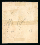 Stamp of Italian States » Sicily 1859 5gr red-carmine in two pairs that were originally a block of four and rejoined