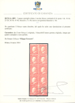Stamp of Italian States » Sicily 1859 5 grana light vermilion, I plate, in mint vertical block of 10